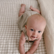 Load image into Gallery viewer, EVERYDAY LINEN ROMPER IN NATURAL