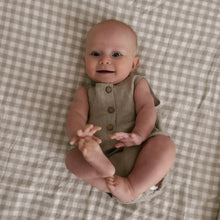 Load image into Gallery viewer, EVERYDAY LINEN ROMPER IN NATURAL