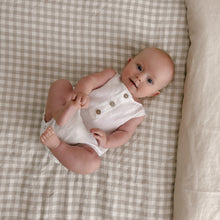 Load image into Gallery viewer, EVERYDAY LINEN ROMPER IN WHITE