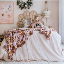 Load image into Gallery viewer, PREORDER ROSEWOOD + PEONY DUVET SET