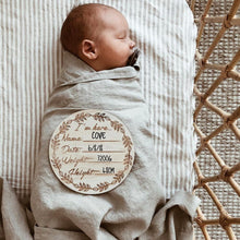 Load image into Gallery viewer, BASSINET NATURAL STRIPE FITTED SHEET