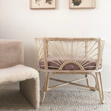 Load image into Gallery viewer, BASSINET ROSEWOOD FITTED SHEET