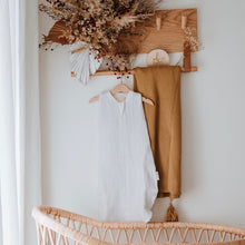 Load image into Gallery viewer, Waffle Swaddle/Sleeping Bag in White