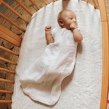 Load image into Gallery viewer, Waffle Swaddle/Sleeping Bag in White