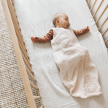 Load image into Gallery viewer, Waffle Swaddle/Sleeping Bag in Blush