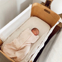 Load image into Gallery viewer, Waffle Swaddle/Sleeping Bag in Blush