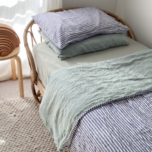 Load image into Gallery viewer, SEA BREEZE STRIPE + HAZE DUVET SET