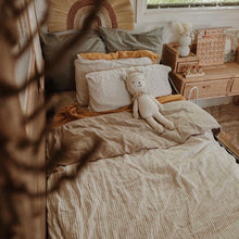 Load image into Gallery viewer, NATURAL STRIPE + NATURAL DUVET SET