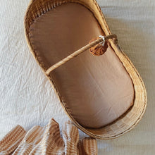 Load image into Gallery viewer, BASSINET SAND FITTED SHEET