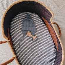 Load image into Gallery viewer, BASSINET SEA BREEZE STRIPE FITTED SHEET
