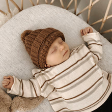 Load image into Gallery viewer, BASSINET MINI STRIPE FITTED SHEET