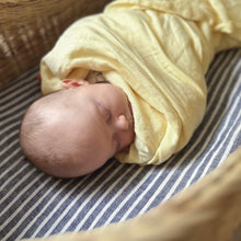 Load image into Gallery viewer, BASSINET SEA BREEZE STRIPE FITTED SHEET