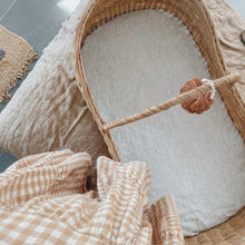 Load image into Gallery viewer, BASSINET MINI STRIPE FITTED SHEET
