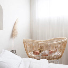 Load image into Gallery viewer, BASSINET WHITE FITTED SHEET