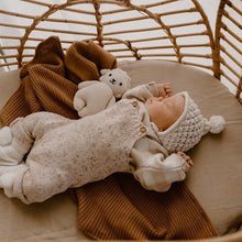 Load image into Gallery viewer, BASSINET SAND FITTED SHEET