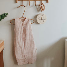 Load image into Gallery viewer, Waffle Swaddle/Sleeping Bag in Blush