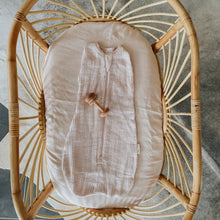 Load image into Gallery viewer, Waffle Swaddle/Sleeping Bag in Blush
