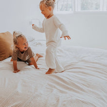 Load image into Gallery viewer, NATURAL STRIPE + NATURAL DUVET SET