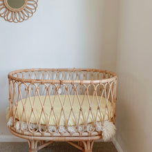 Load image into Gallery viewer, BASSINET SUNSHINE FITTED SHEET