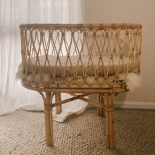 Load image into Gallery viewer, BASSINET SAND FITTED SHEET