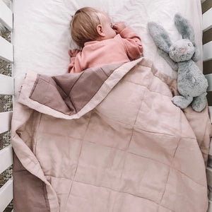 PEONY + ROSEWOOD QUILTED BLANKET / PLAYMAT