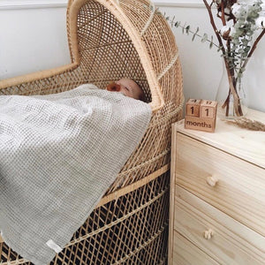 NATURAL WAFFLE BLANKET
