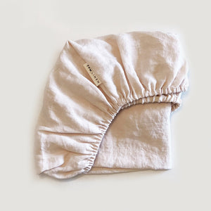 BASSINET PEONY FITTED SHEET