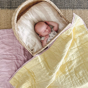 WISTERIA + SUNSHINE QUILTED BLANKET / PLAYMAT