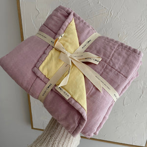 WISTERIA + SUNSHINE QUILTED BLANKET / PLAYMAT