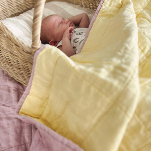 WISTERIA + SUNSHINE QUILTED BLANKET / PLAYMAT