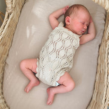 Load image into Gallery viewer, BASSINET SAND FITTED SHEET