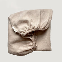 Load image into Gallery viewer, BASSINET SAND FITTED SHEET